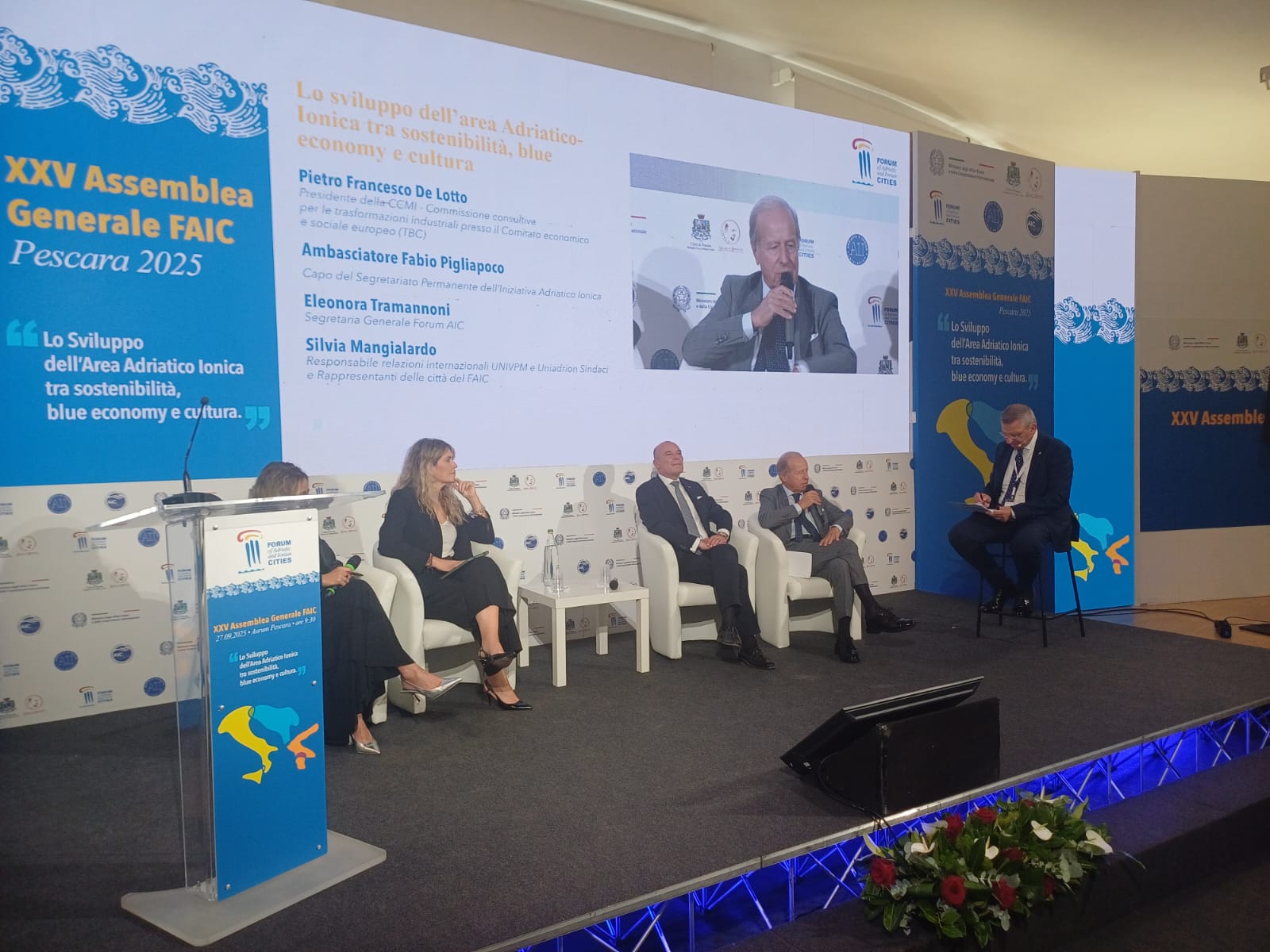 XXV General Assembly of the Forum of Adriatic and Ionian Cities: Conference on Sustainability, Blue Economy and Culture - 27 September 2025, Pescara